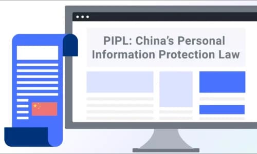 China PIPL personal data protection concept