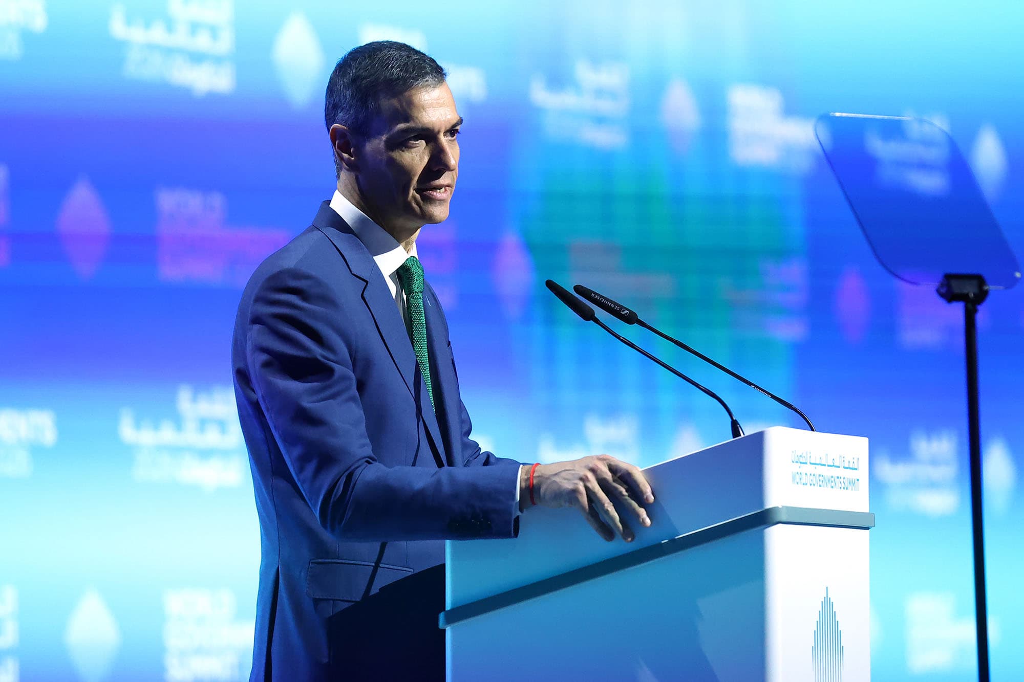 Pedro Sánchez at the World Governments Summit in Dubai